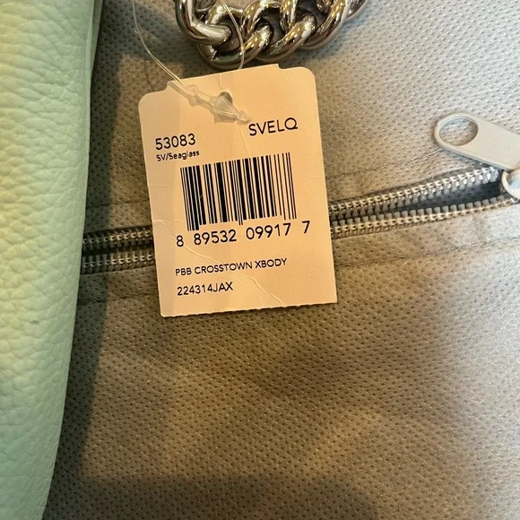 Coach Light Green Leather Crossbody Bag - Picture 6 of 8